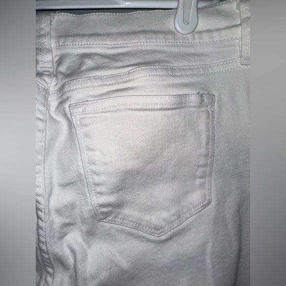J.Crew White Stretch Skinny Jeans Size 27/28 - Picture 6 of 8